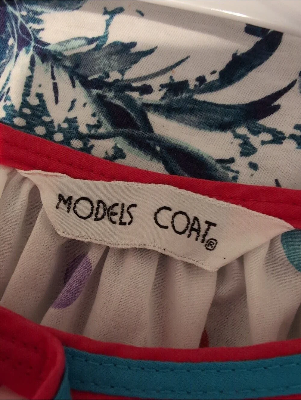 Large/XL vintage polka dot models coat/robe